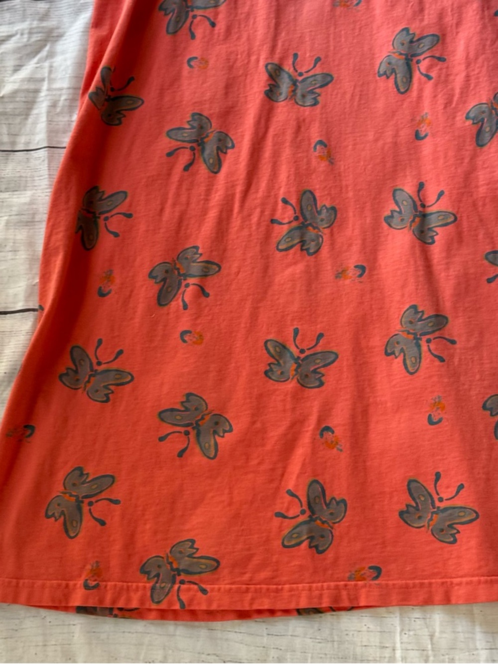 Vintage 90's Zip Code Maxi Tank Top Dress Butterfly Print Size Medium - Picture 11 of 13